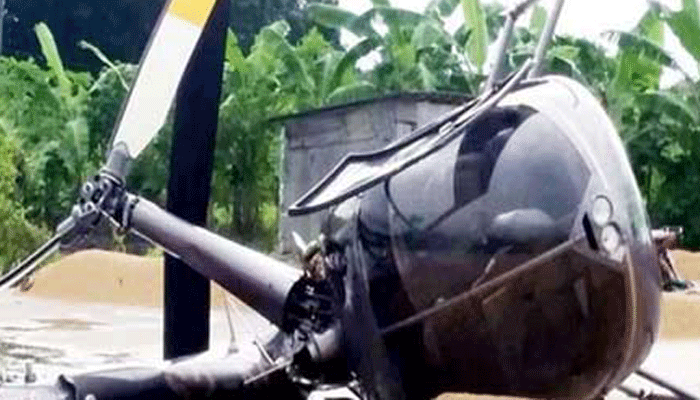 শ্রীমঙ্গলে বিজিবি ক্যাম্পে হেলিকপ্টার বিধ্বস্ত