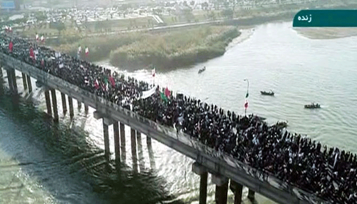 ইরানে সরকারের সমর্থনে লাখো মানুষের সমাবেশ