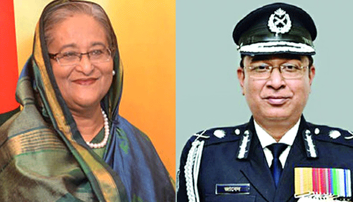 প্রধানমন্ত্রীর সঙ্গে নতুন আইজিপির সাক্ষাৎ