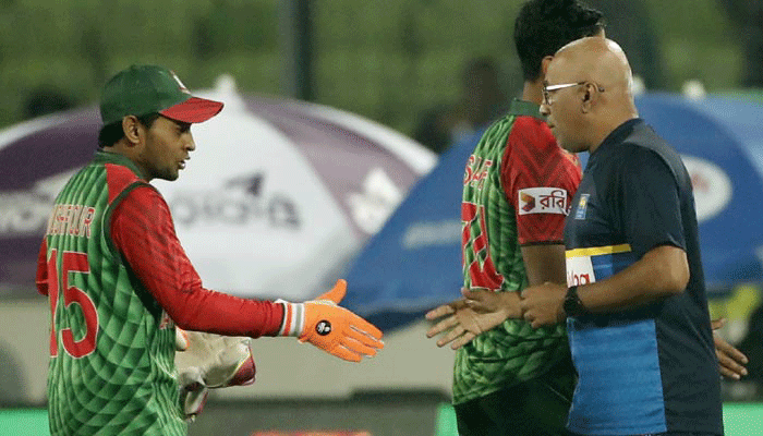 বাংলাদেশের পারফরম্যান্সে হতাশ হাথুরুসিংহকেও