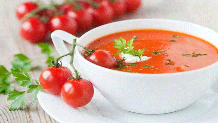 ডিম টমেটো স্যুপ