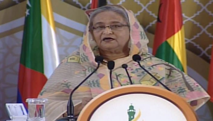 ওআইসিকে রোহিঙ্গাদের পাশে দাঁড়ানোর আহ্বান প্রধানমন্ত্রীর