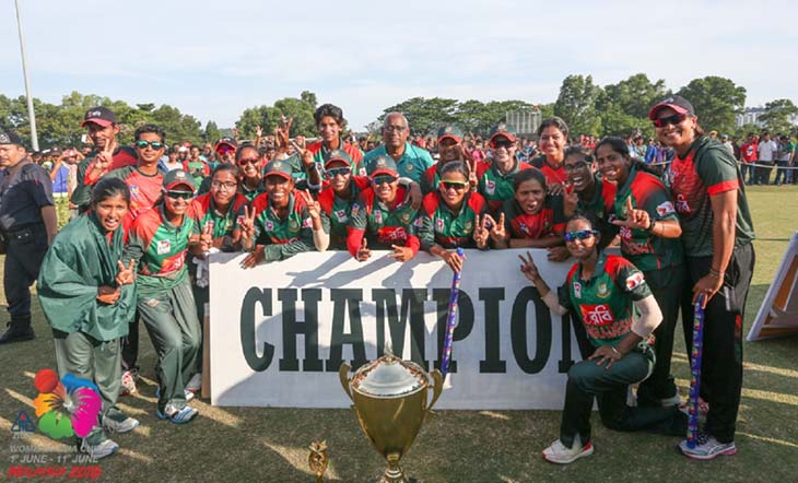 ইতিহাস গড়ে চ্যাম্পিয়ন বাংলাদেশের মেয়েরা