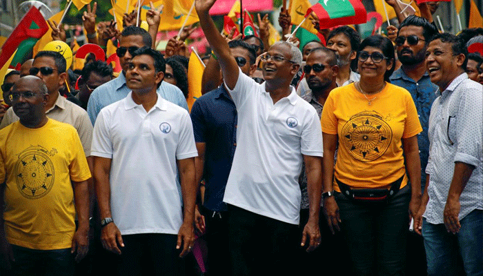 মালদ্বীপের প্রেসিডেন্ট নির্বাচনে জয়ী হয়েছেন বিরোধী দলীয় নেতা