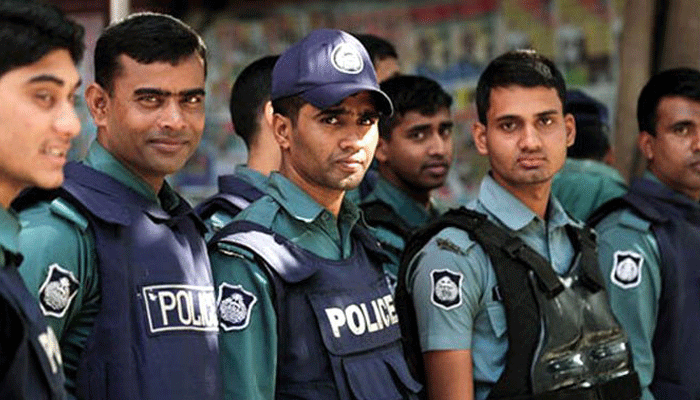 বিএনপির সমাবেশ ঘিরে পুলিশের সতর্ক অবস্থান