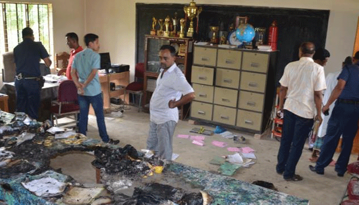 কলসিন্দুর স্কুলের আগুনের ঘটনায় মামলা