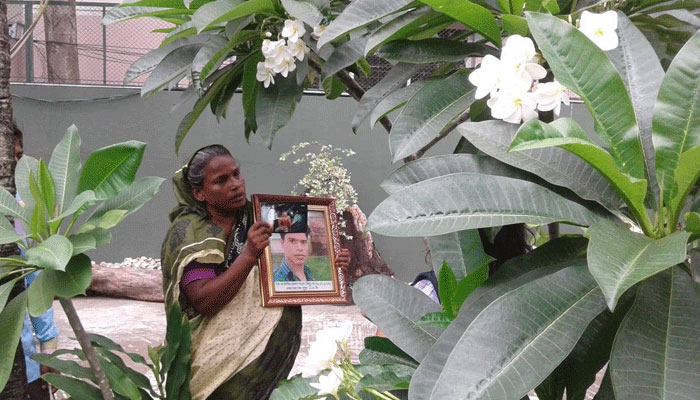 সন্তান হত্যার বিচার চান পাচক শাওনের মা