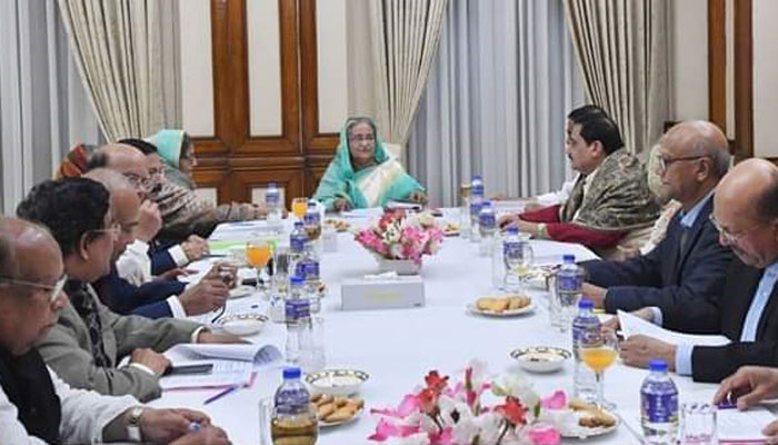 আ.লীগের সভাপতিমণ্ডলীর বৈঠক শুরু