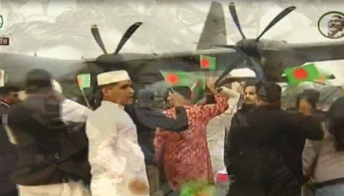 প্যারেড গ্রাউন্ডে বঙ্গবন্ধুর প্রত্যাবর্তনের সেই মুহূর্ত