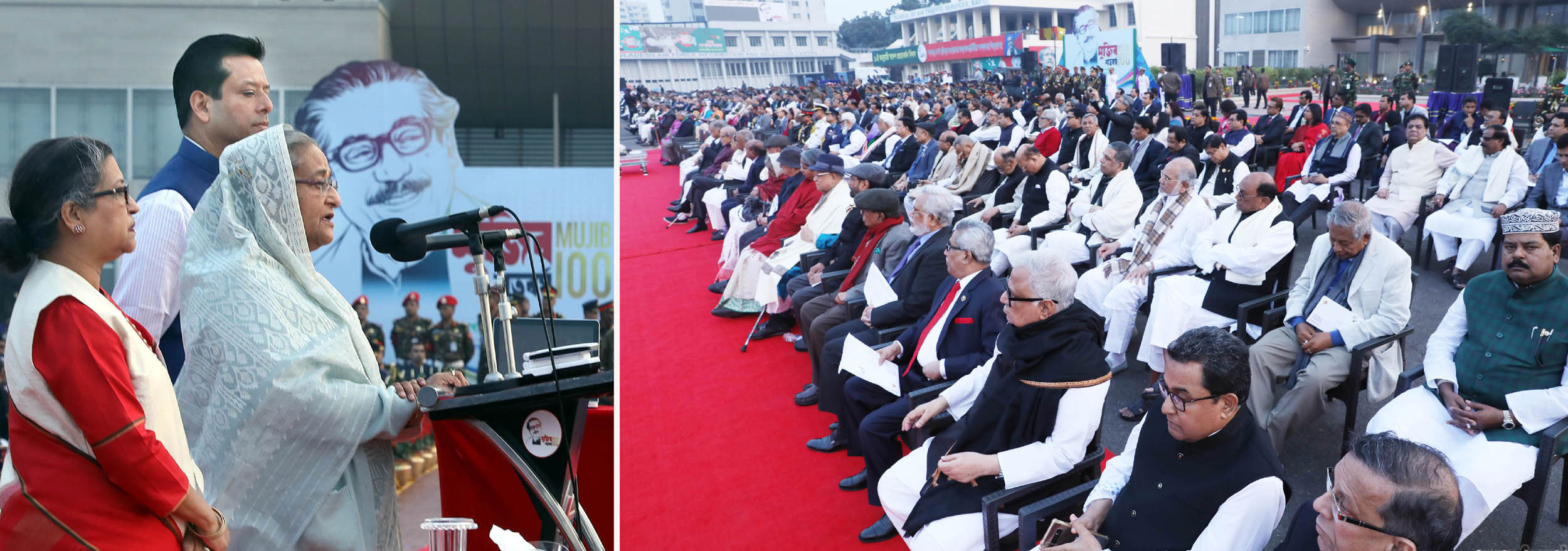 মুজিববর্ষের ক্ষণগণনা উদ্বোধন
