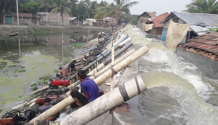 কেশবপুরের গলারকাঁটা জলাবদ্ধ ৫০ বিল