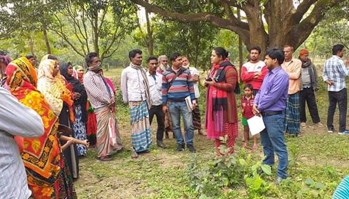 ভূমিহীন পরিবারগুলো পেলো খাসজমি