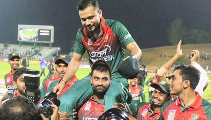 মাশরাফির বিদায়ী ম্যাচে বীরচিত জয় টাইগারদের