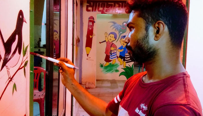 শ্রীমঙ্গলে দ্বিতীয় জলপাই আর্ট ক্যাম্প শুরু