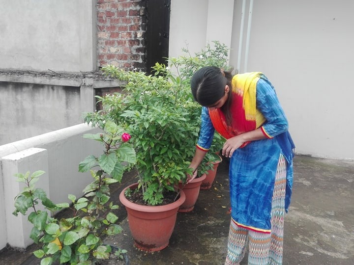 সখের কাজে কাটছে সময়