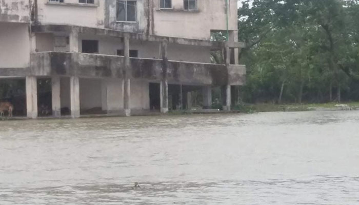 তজুমদ্দিনে আমফানের প্রভাবে চরাঞ্চল প্লাবিত