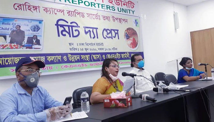 রোহিঙ্গাদের মধ্যে ৩১ ভাগের করোনা সম্পর্কে ধারণা নেই