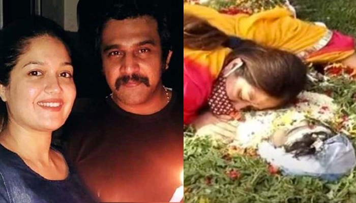 ‘বাবা’ ডাক শোনা হলো না চিরঞ্জিবীর