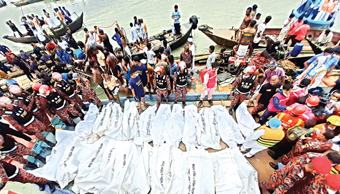 প্রকাশ হলো না দোষীদের নাম ও লঞ্চ দুর্ঘটনার কারণ