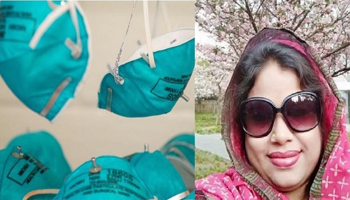 নকল মাস্ক সরবরাহের দায়ে শারমিনের বিরুদ্ধে মামলা