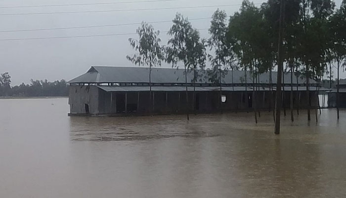 শেরপুরে বন্যা পরিস্থিতির অবনতি