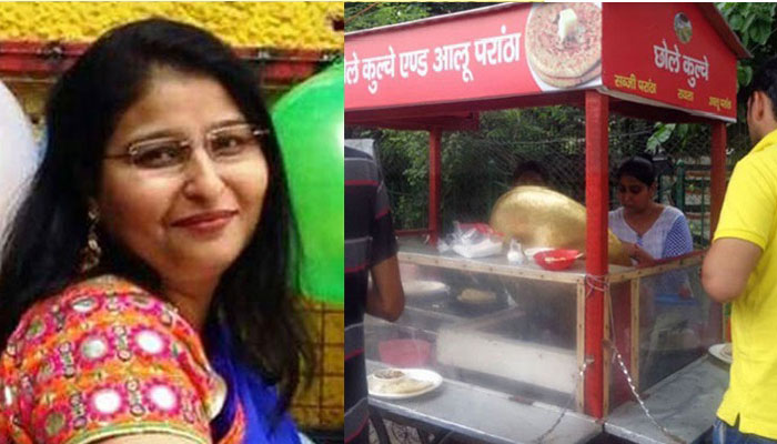 রাস্তায় ছোলা বিক্রি করে কোটিপতি এই নারী
