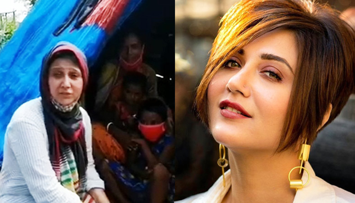 অসহায়দের পাশে দাঁড়ালেন অভিনেত্রী স্বস্তিকা