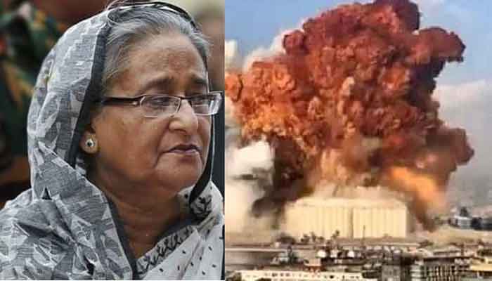 বৈরুতে বিস্ফোরণ ঘটনায় শেখ হাসিনার শোক