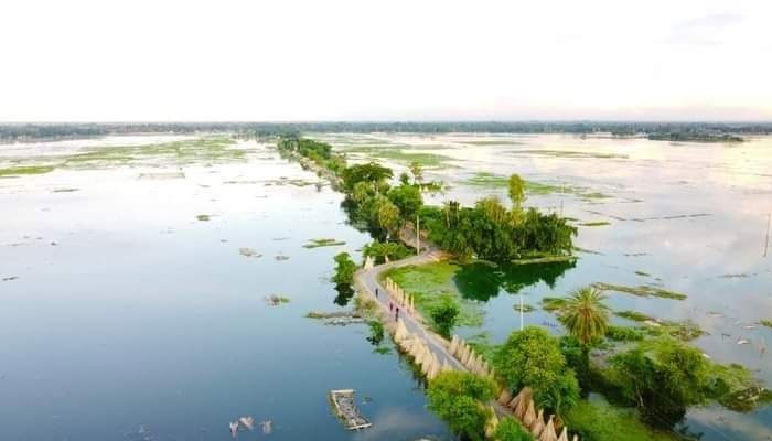 ভেসে গেছে সব মাছ, চিন্তায় দিশেহারা মাছ চাষিরা