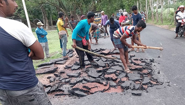 সাতদিনেই ১৯ কোটি টাকার সড়কের মৃত্যুঘণ্টা!