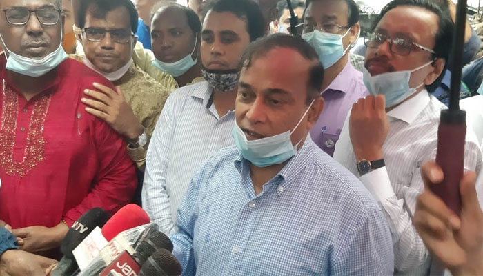 ধরলার ভাঙন পরিদর্শনে পানি সম্পদ প্রতিমন্ত্রী