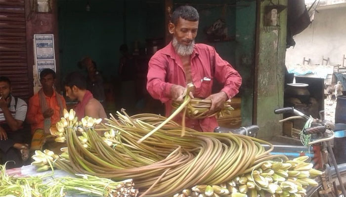 শাপলা বেচে সংসার চলে আবুলের