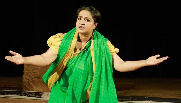 মহিলা সমিতিতে মঞ্চস্থ হলো ‘লালজমিন’