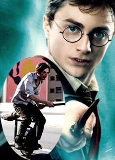 হ্যারি পটারের ঝাঁটায় চড়ে ঘুরে বেড়ানো (ভিডিও)