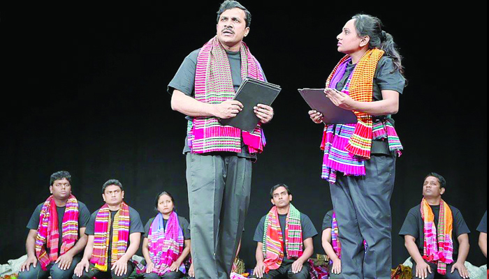 ধর্ষণ-নির্যাতনের প্রতিবাদে ‘ত্রিংশ শতাব্দী’ মঞ্চস্থ