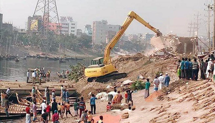 রোববার থেকে বুড়িগঙ্গায় ফের উচ্ছেদ অভিযান