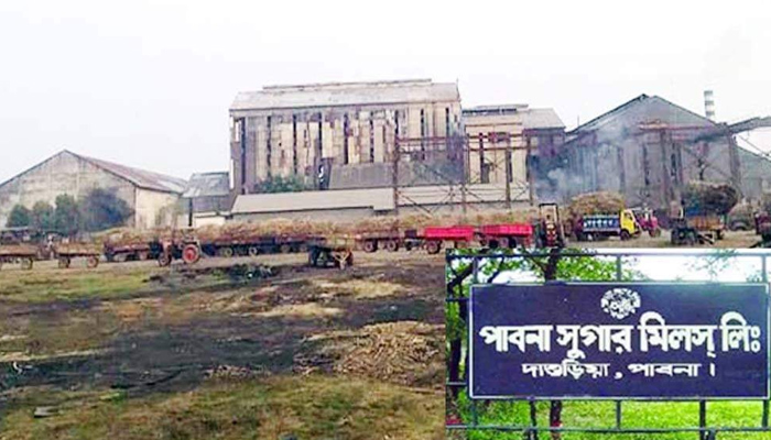 পাবনা চিনিকলে আখমাড়াই কার্যক্রম স্থগিত