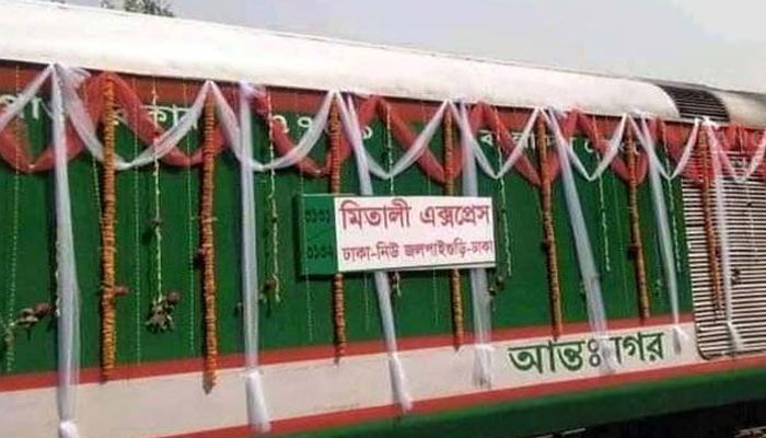 মিতালী এক্সপ্রেসের উদ্বোধন করলেন হাসিনা-মোদি