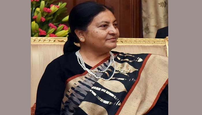 নেপালের প্রেসিডেন্ট বিদ্যা ভান্ডারী আসছেন ২২ মার্চ