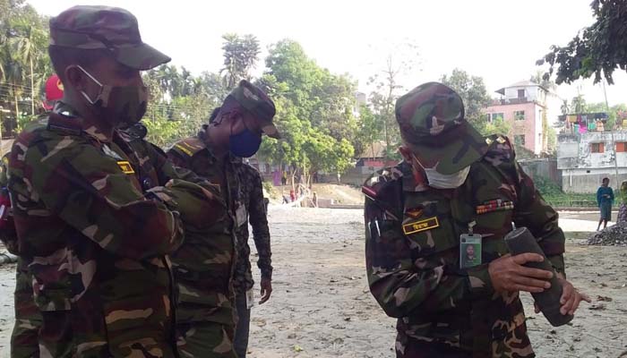 উদ্ধার হওয়া শেলটি ধ্বংস করল বোম্ব ডিস্পোজাল ইউনিট