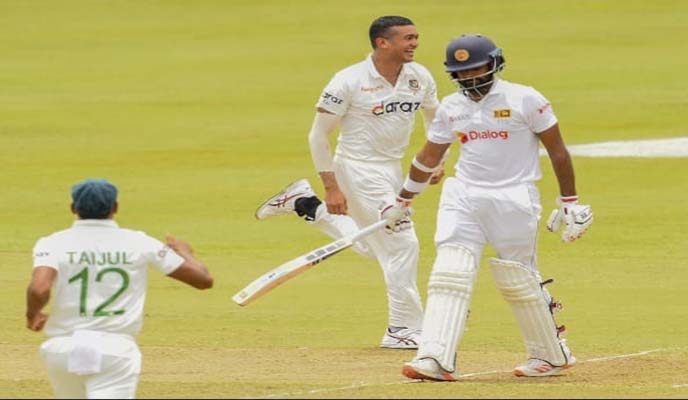 চার উইকেট হারিয়ে চাপে শ্রীলঙ্কা