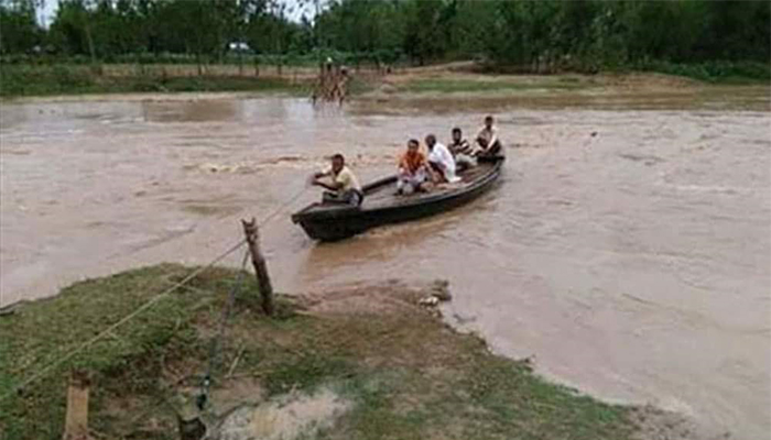 শ্রীবরদীর সীমান্তে খাড়ামুড়া গ্রামবাসীদের দুঃখ সোমেশ্বরী নদী