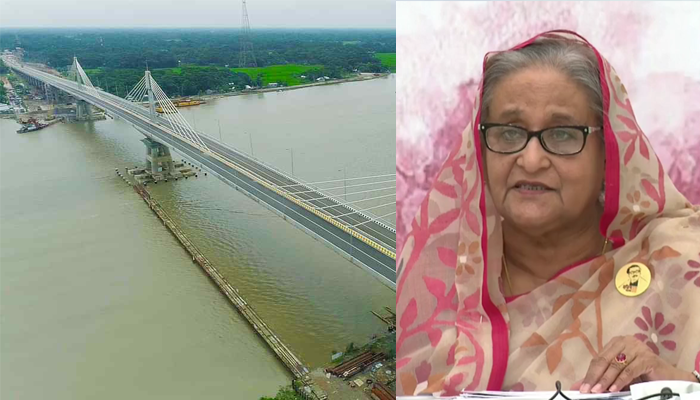 স্বপ্নের পায়রা সেতু উদ্বোধন করলেন প্রধানমন্ত্রী