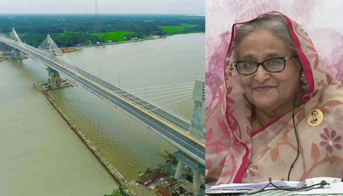 স্বপ্নের পায়রা সেতু উদ্বোধন করলেন প্রধানমন্ত্রী