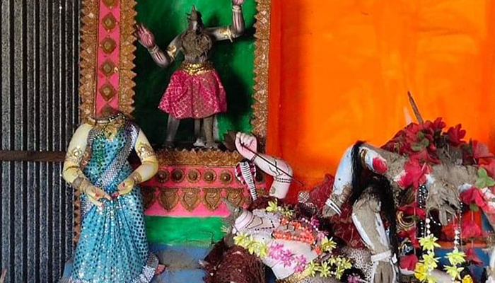 মুন্সিগঞ্জের সিরাজদিখানে মন্দিরের প্রতিমা ভাঙচুর