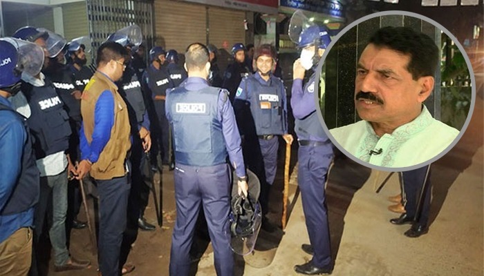 নরসিংদীতে কর্মীসহ অবরুদ্ধ বিএনপি নেতা খায়রুল কবির খোকন