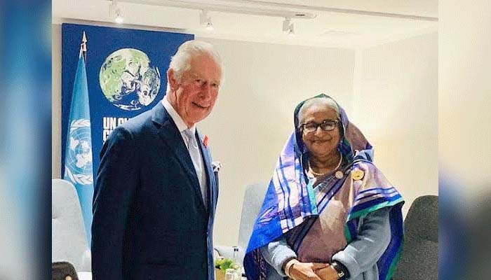 প্রিন্স চার্লসের সঙ্গে শেখ হাসিনার বৈঠক