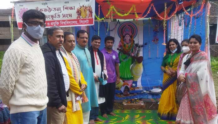 শাবির সরস্বতী পূজামণ্ডপ পরিদর্শনে ভারতীয় সহকারী হাইকমিশনার