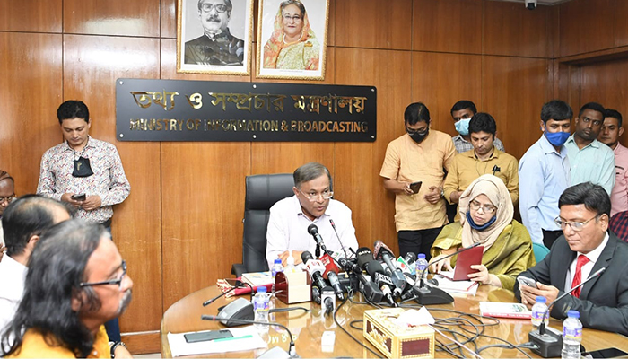 দেশি সংস্কৃতি ও ওটিটি প্লাটফর্ম সুরক্ষার জন্যই নীতিমালা: তথ্যমন্ত্রী