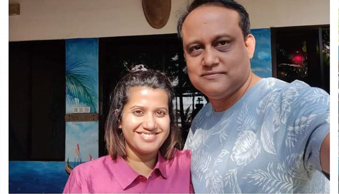 স্বামীকে নিয়ে মধুচন্দ্রিমায় গেলেন ন্যানসি